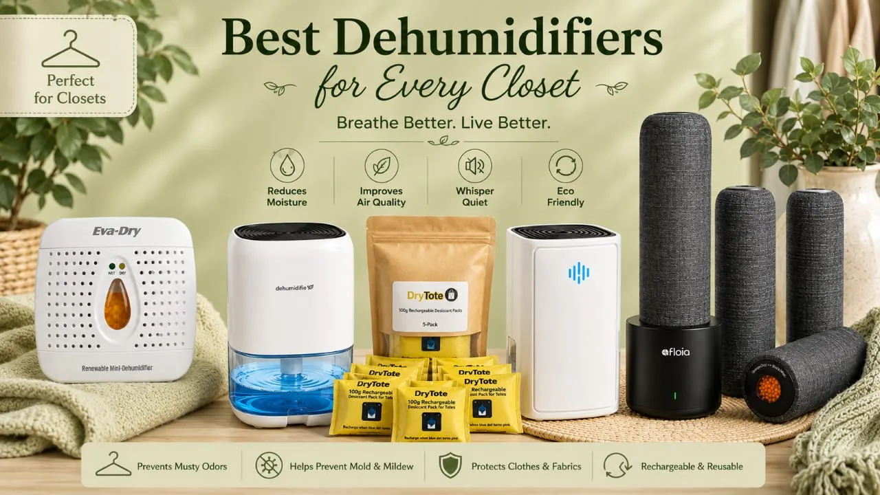 Best Mini Dehumidifier for Closet