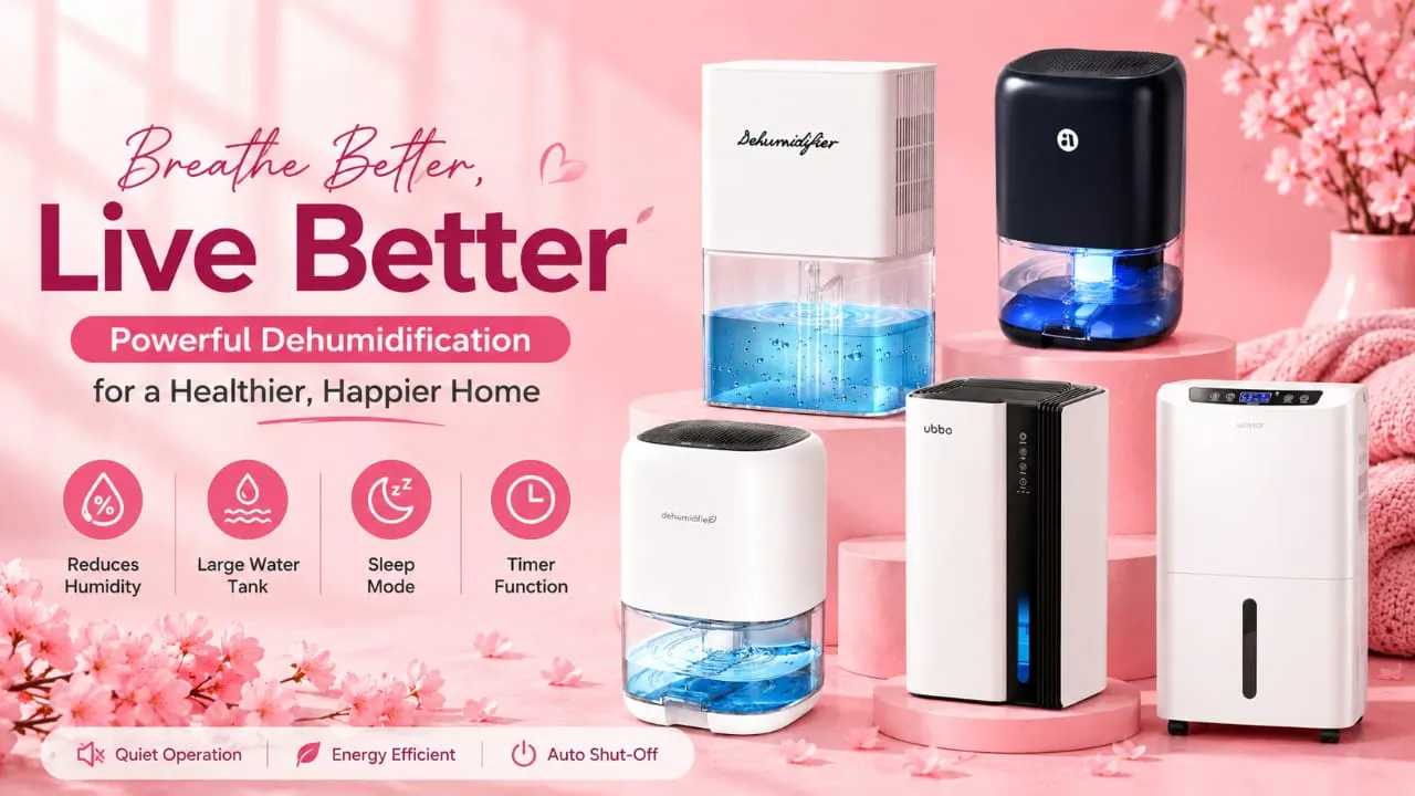 Best Small Dehumidifier for Bathroom
