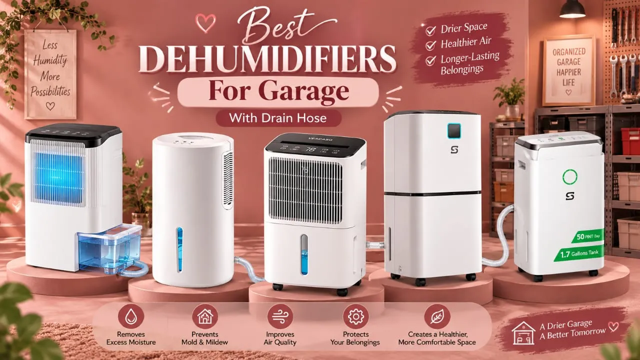 Best Dehumidifier for Garage With Drain Hose